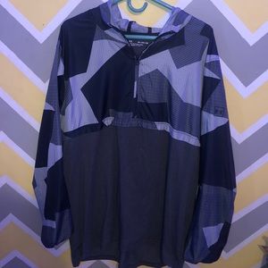 Grey under armour pull over